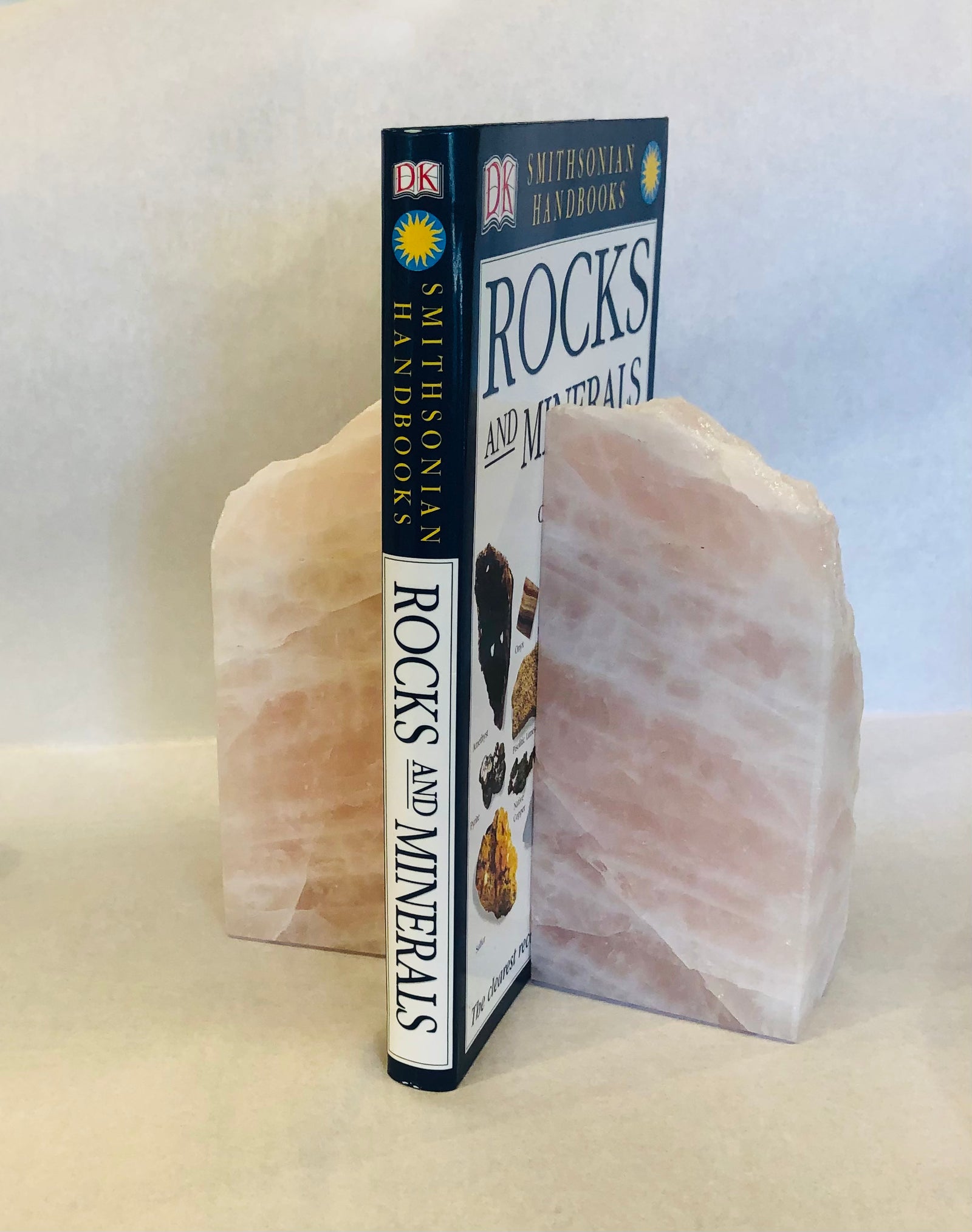Rose Quartz Bookends