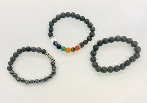 Lava bead bracelet