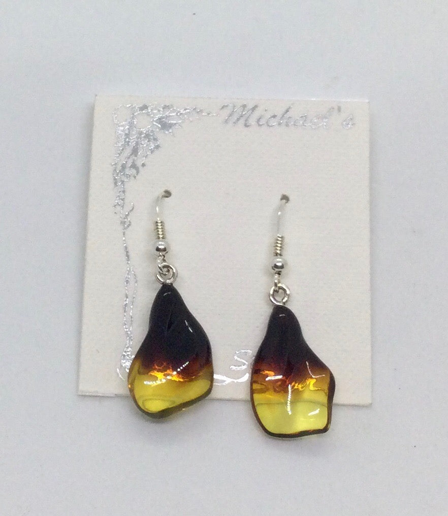 Ombré Amber Earrings