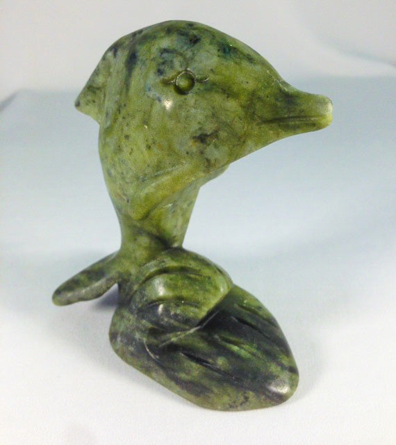 Jade Dolphin - Michael's Gems and Glass