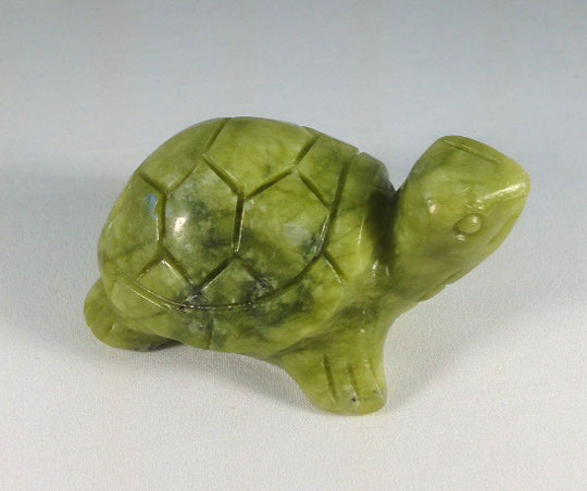 Small Green Jade Turtle - Michael's Gems and Glass