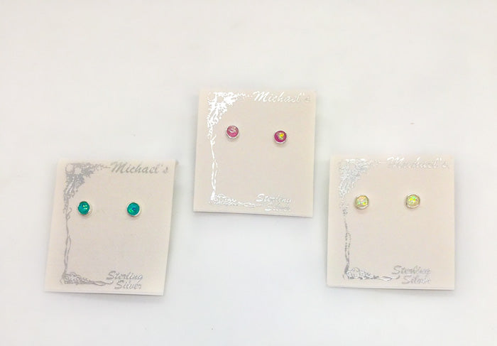 Opal Post Earrings