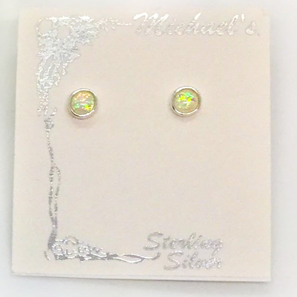 Opal Post Earrings