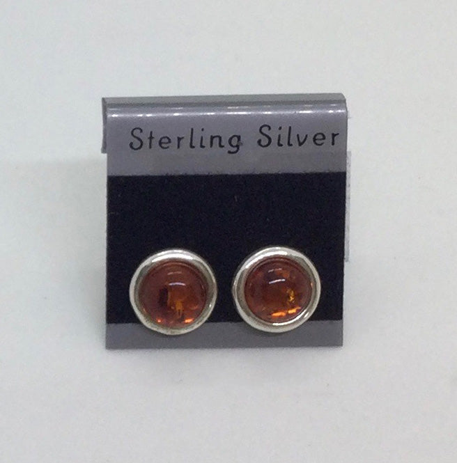 Amber Stud Earrings