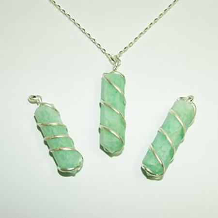 Coil Wrapped Pendants - Michael's Gems and Glass