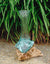 Melted glass vase on driftwood - Michael's Gems and Glass