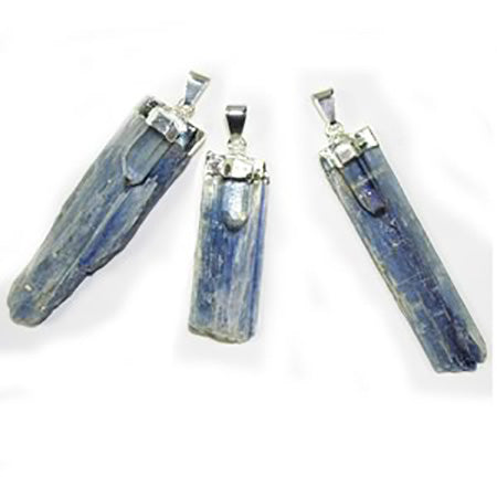 Silver Plated Kyanite Pendants - Michael's Gems and Glass