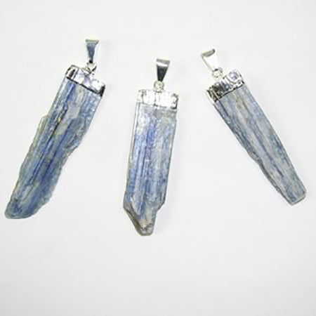 Silver Plated Kyanite Pendants - Michael's Gems and Glass