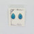 Larimar Teardrop Stud Earrings - Michael's Gems and Glass